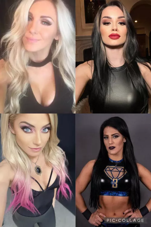 I’m desperate to be controlled by Charlotte Flair, Paige, Alexa Bliss or Tessa Blanchard!