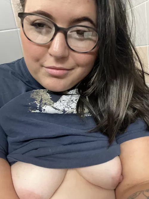 I'm feeling very perky today but at least my tits are