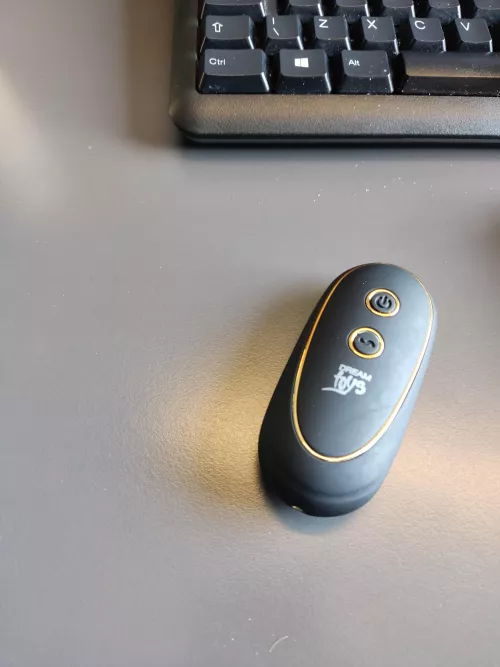 I'm hiding my RC vibrating plug at work... who wants to controll it? :)