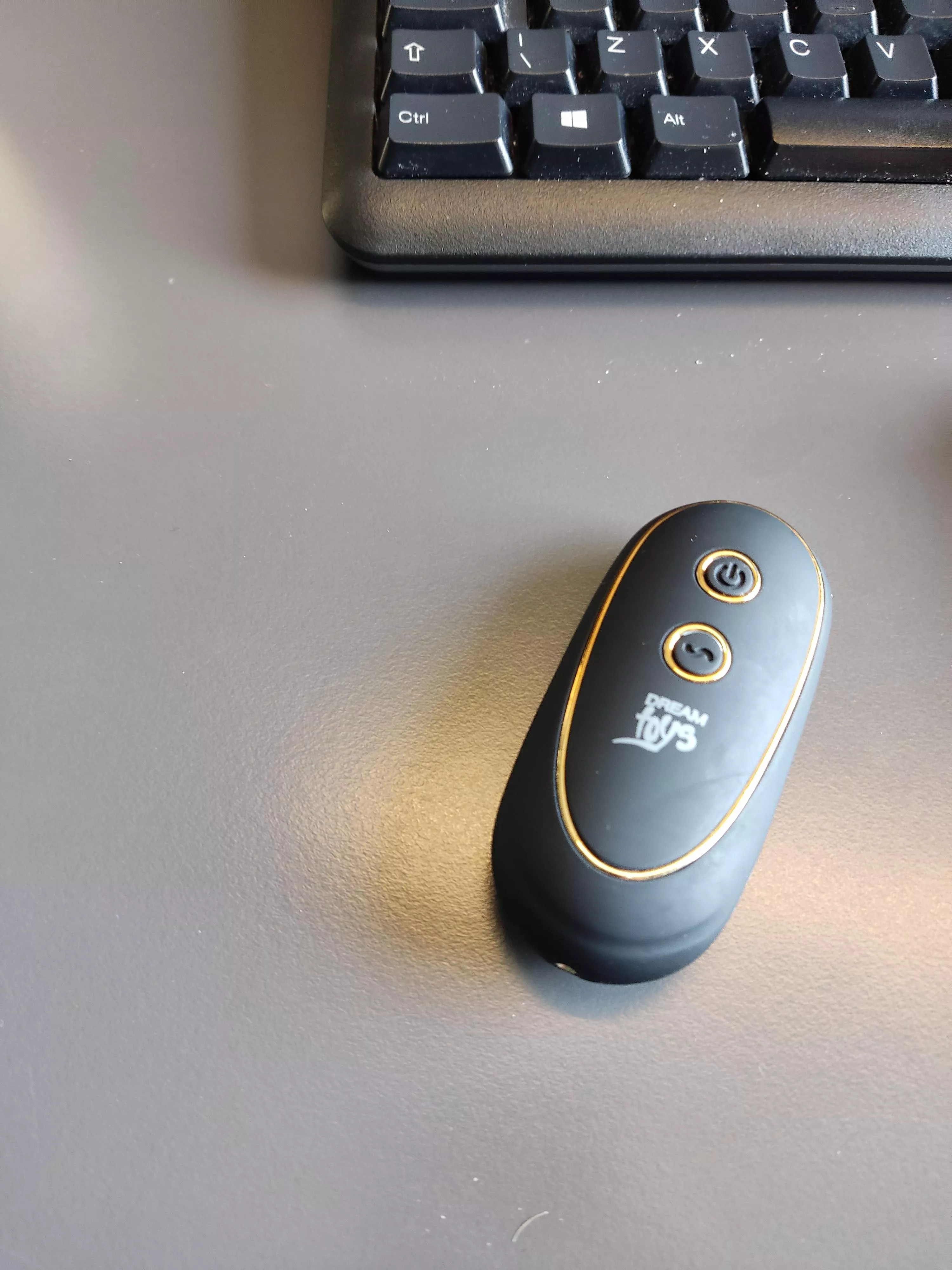 I'm hiding my RC vibrating plug at work... who wants to controll it? :)