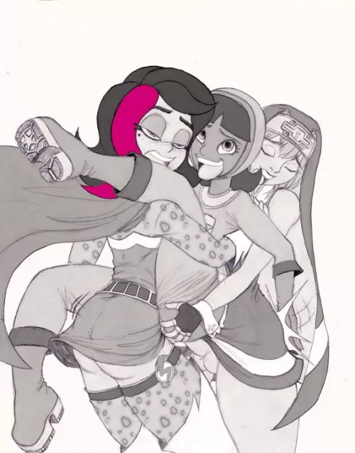 Imagine being in the middle 🤤