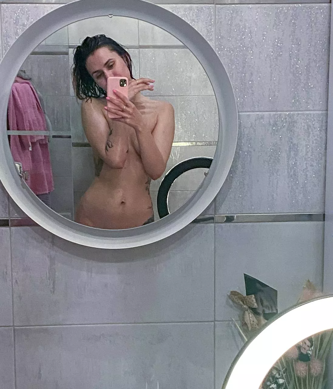 Imagine it's not water, but your sperm on my belly