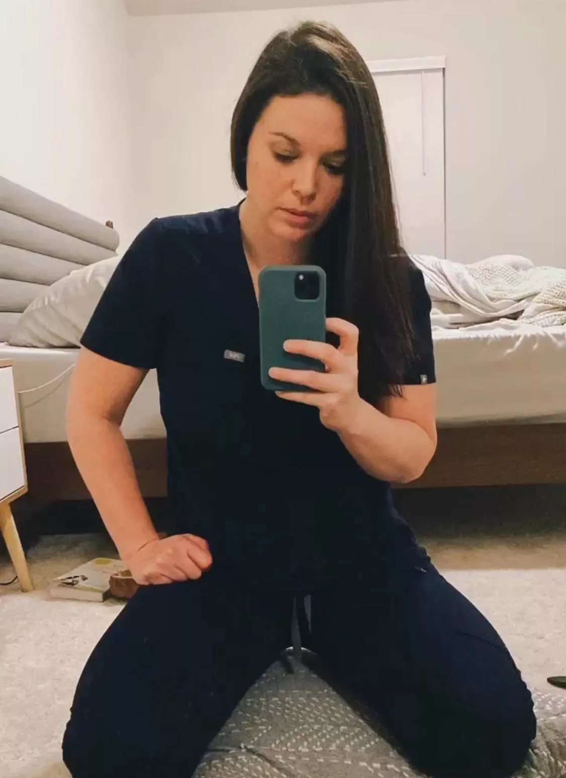 In case of emergency, remove scrubs and deliver 10 good spankings. See comments 😉