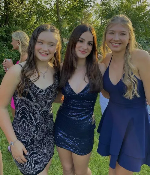 In nice dresses