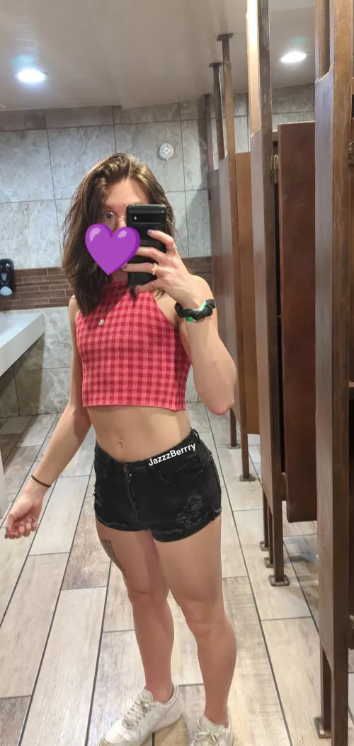 in public with one of my fav outfits