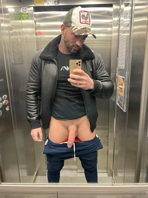 In the elevator