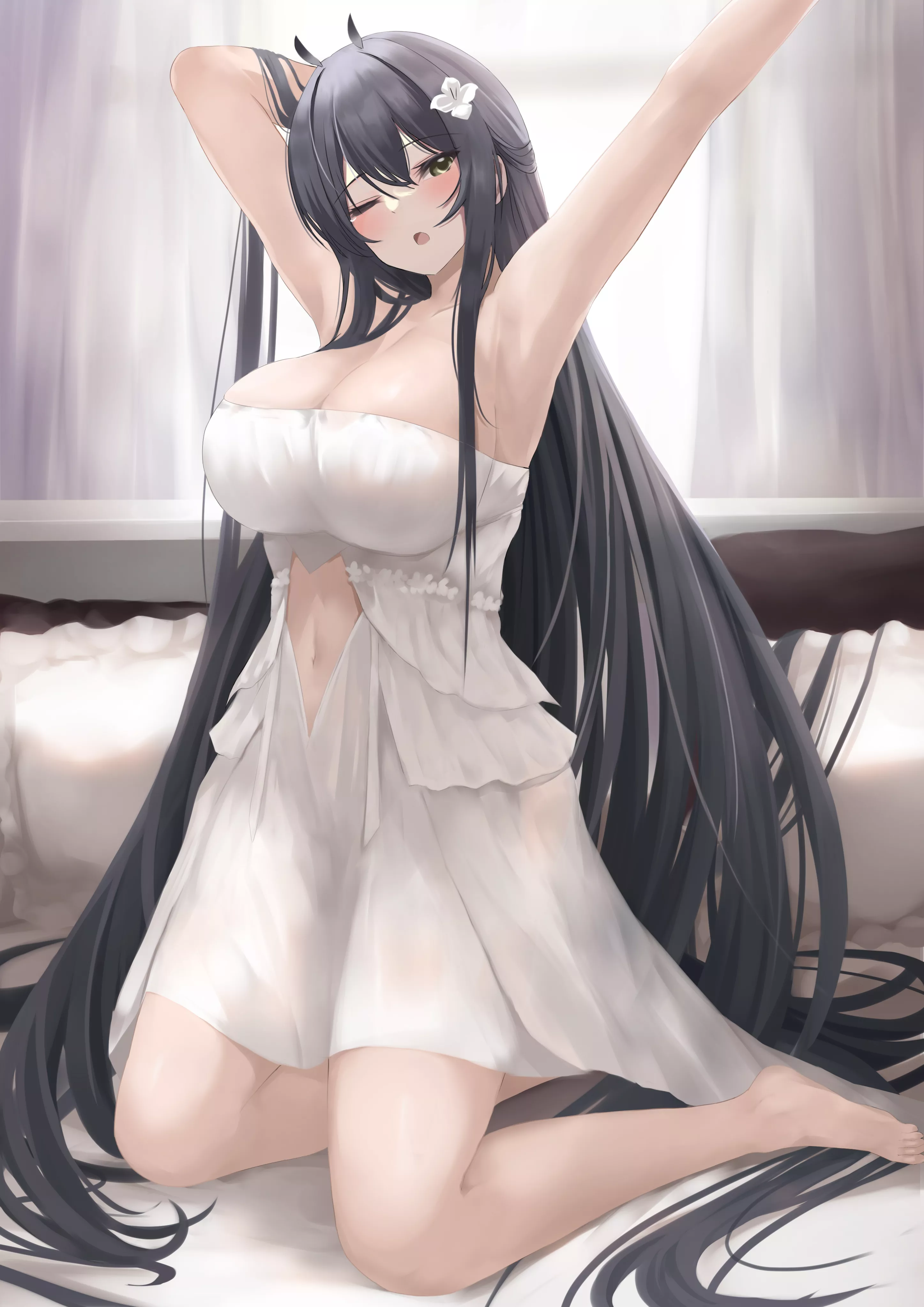 Indomitable Still Waking Up (Urabesunahito ) [Azur Lane]