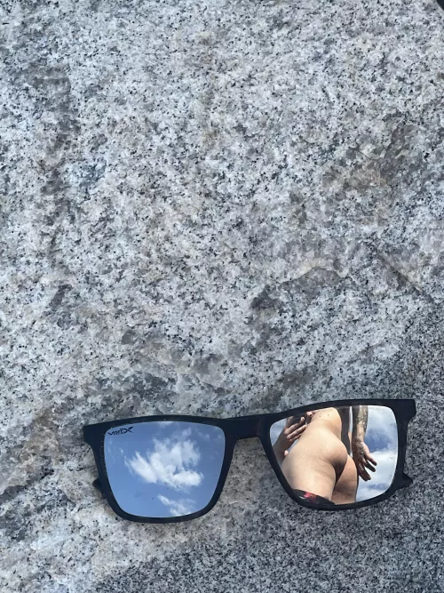 Is this an acceptable photo? I’m shy but I love removing my swim trunks at the beach