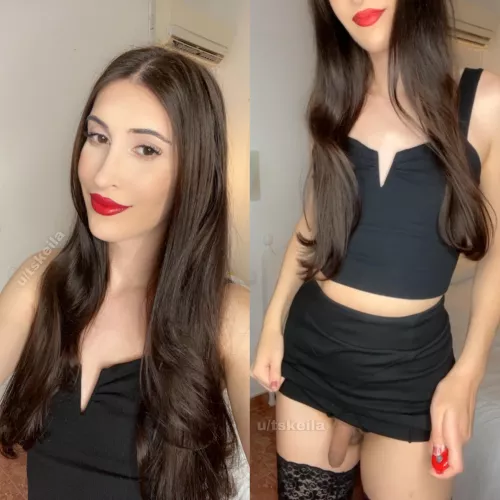 Is this skirt too short? 💕😏