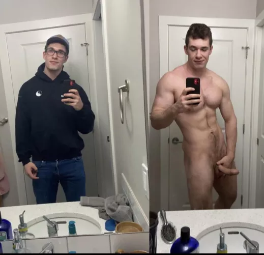 Is this what you’d expect under my baggie clothes 😈