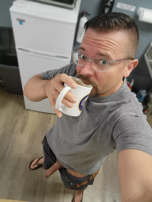 It appears that something fell out while having my coffee.