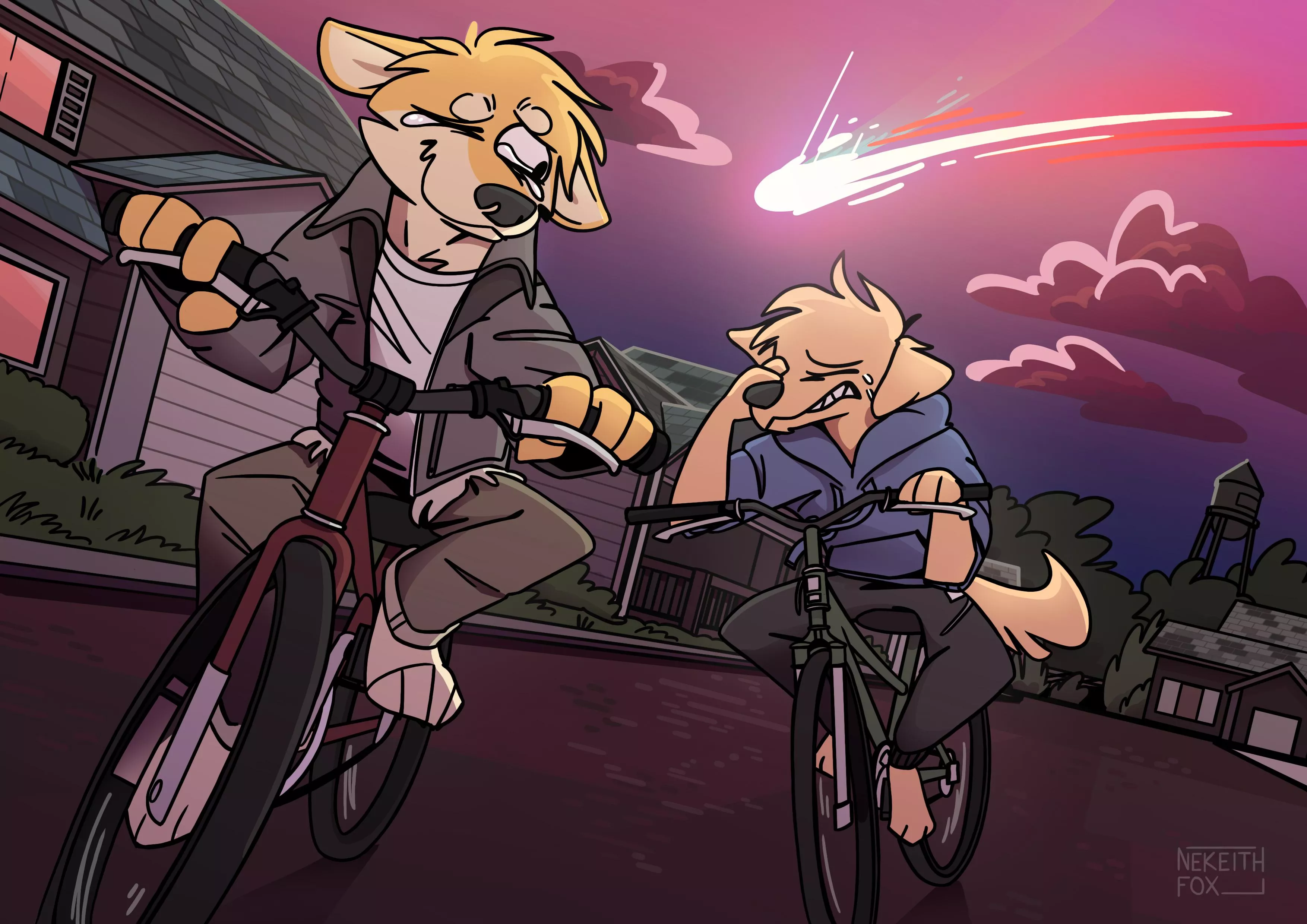 It is the end. But at least I get to be with you. (Art by me: @NekeithFox on twitter)