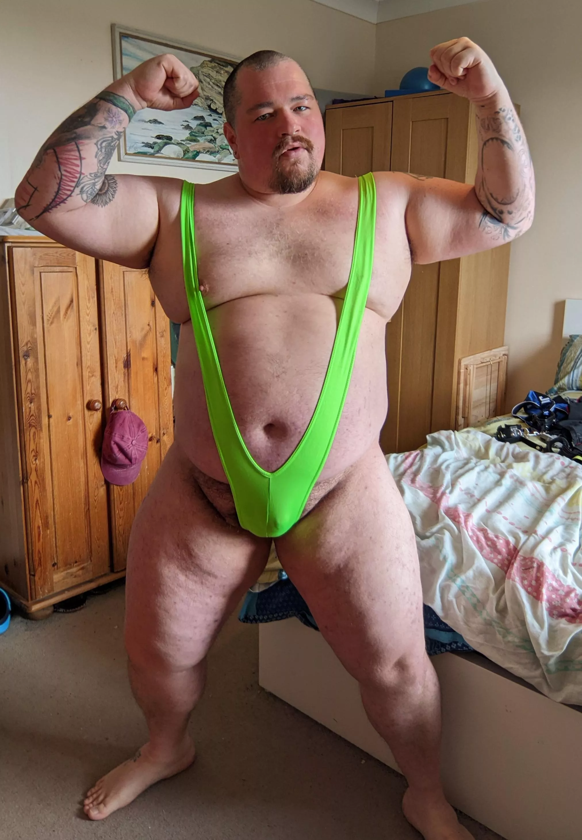 It started as a joke, but now I'm actually into the mankini 🤣😈
