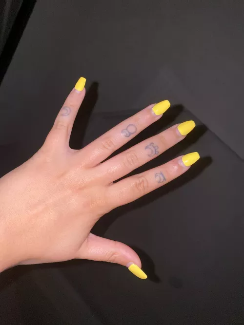 It was all yellow ☀️