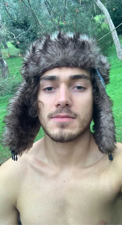 “It was cold out so I put a hat on” kinda day