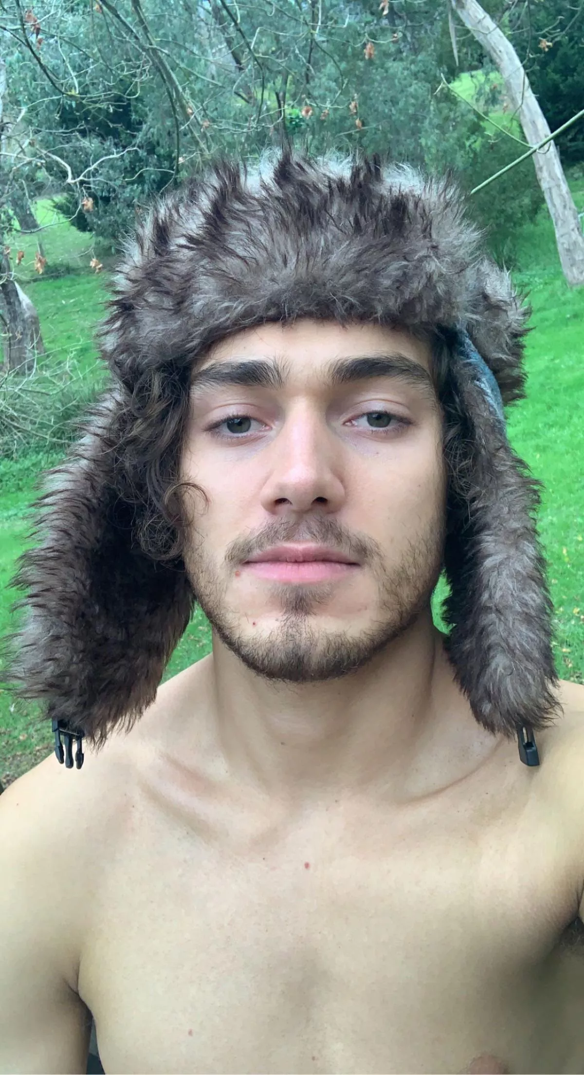 “It was cold out so I put a hat on” kinda day