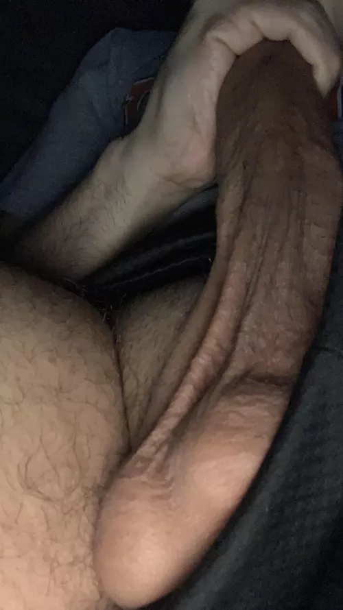 It was slipping out of my shorts so I had to stroke it. 🤷🏽‍♂️