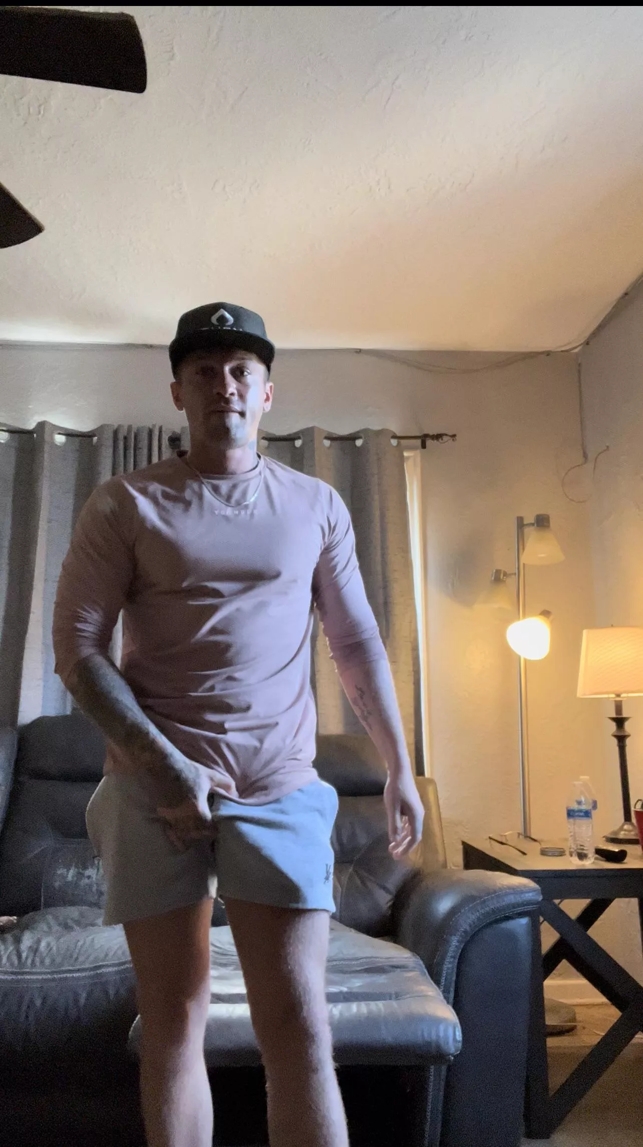 It’s about to peak out the bottom of my shorts