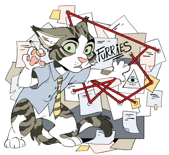 It's all connected (Fursona Pins)