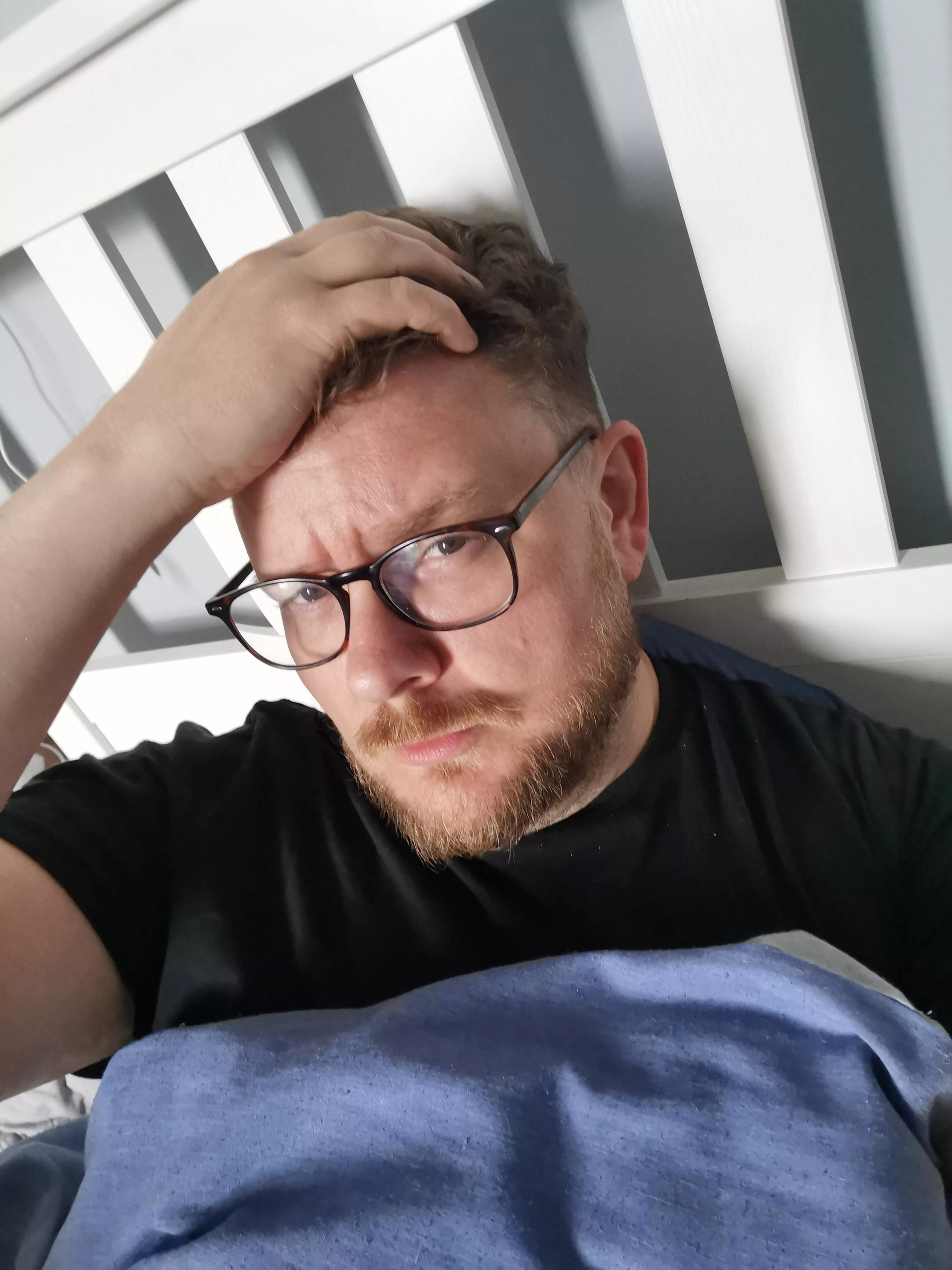 It's been a while since I've done a hangover selfie.