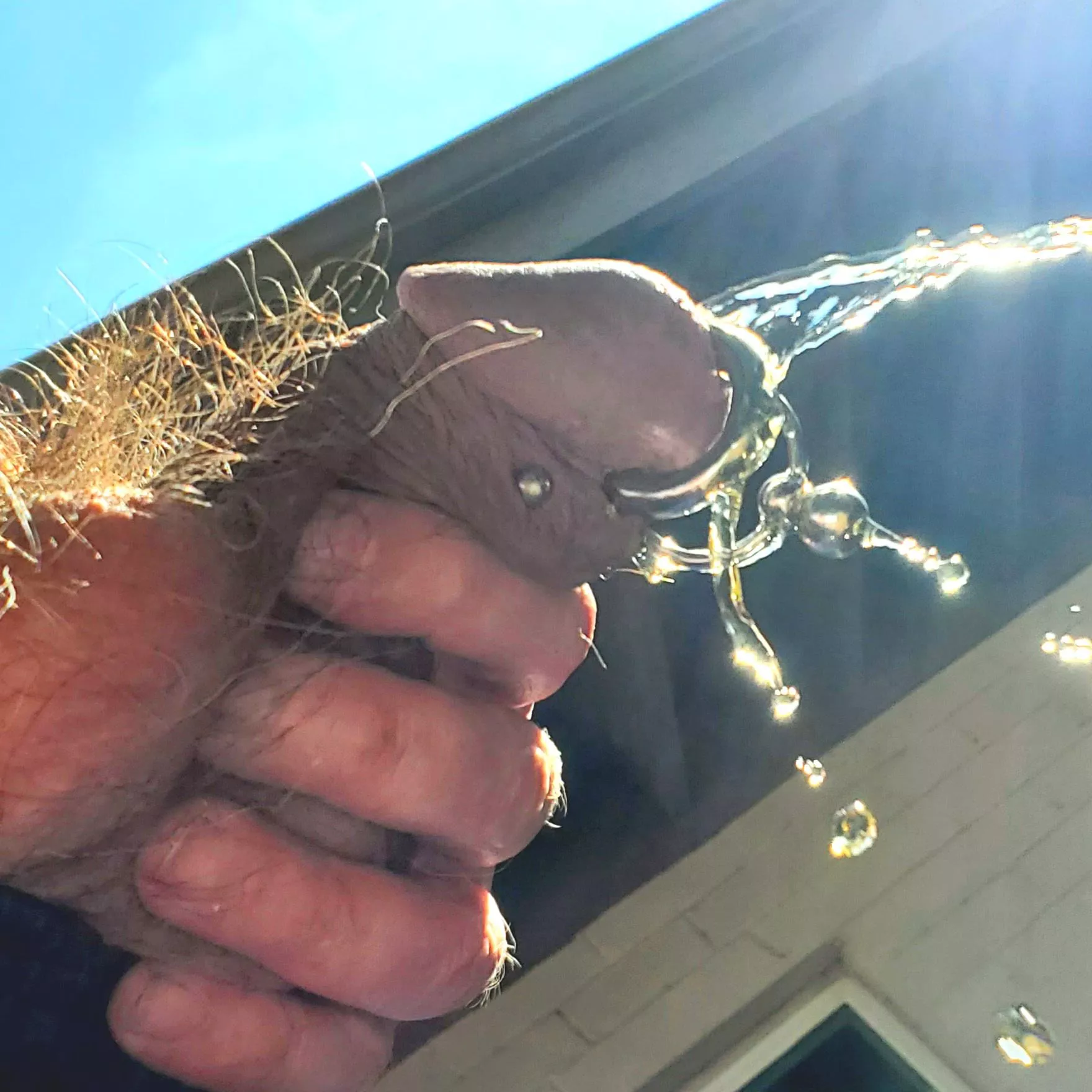 It's easier just to piss outside. Who wants to join me?