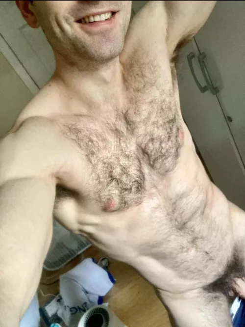 Itβs harder than you think to fit in all three hairy spots, and a cheeky smile