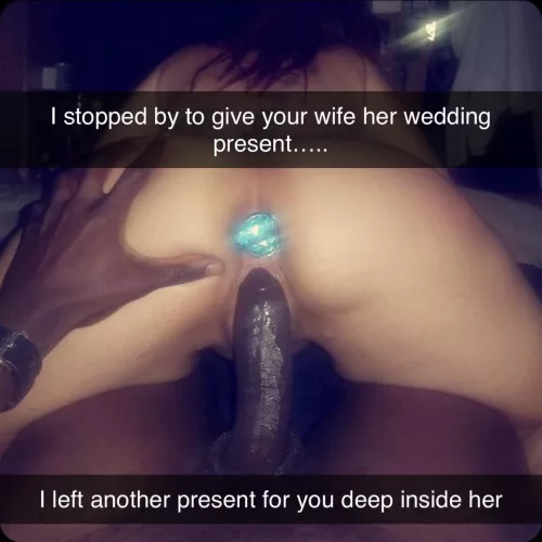 It’s not often that couples get individual wedding presents