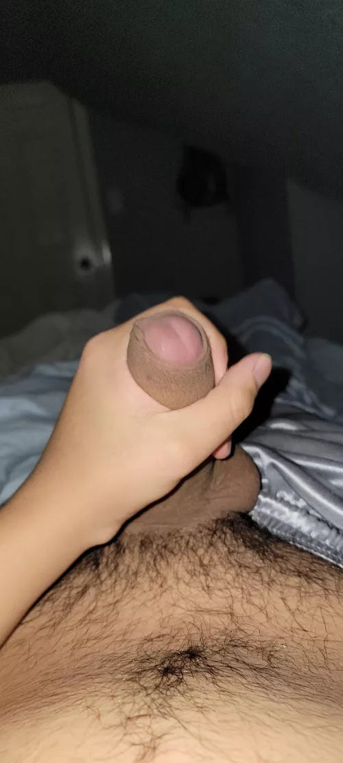 It's twice the size of my hand hen it's hard😌