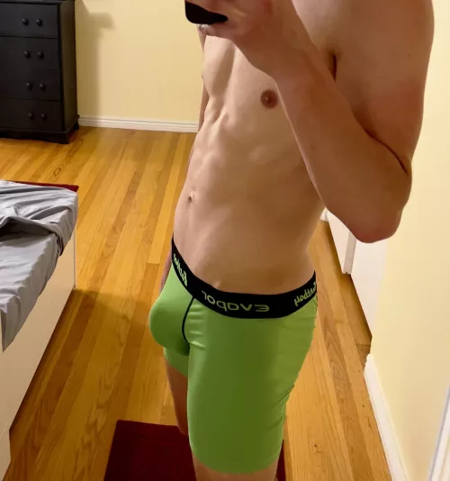 I’ve been known to run in only compression shorts 😳