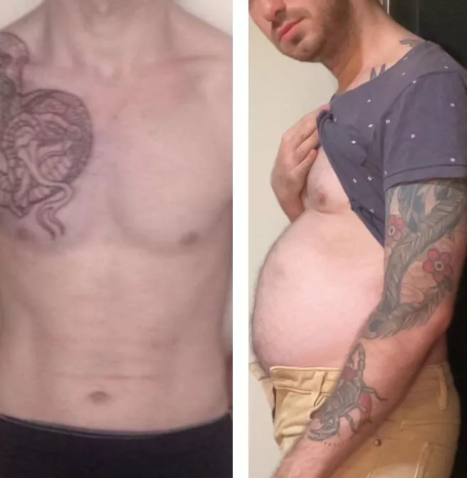 I’ve gained a lot of weight 😳 I’m rocking it though!