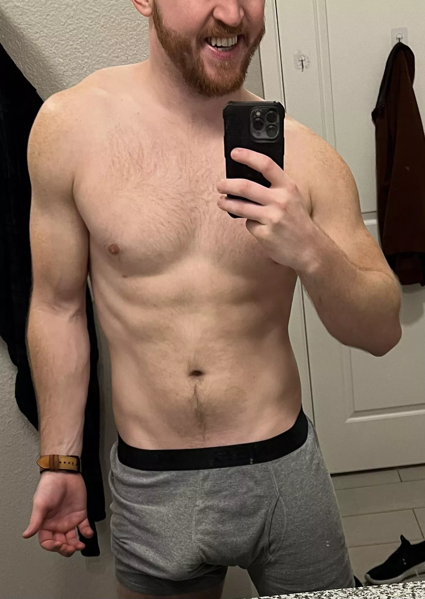 I’ve got a lot to smile about.