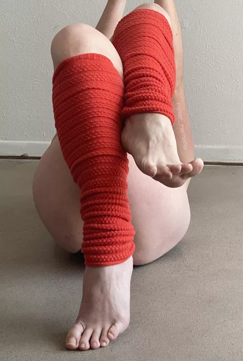 I've got the leg warmers, who will warm my feet?