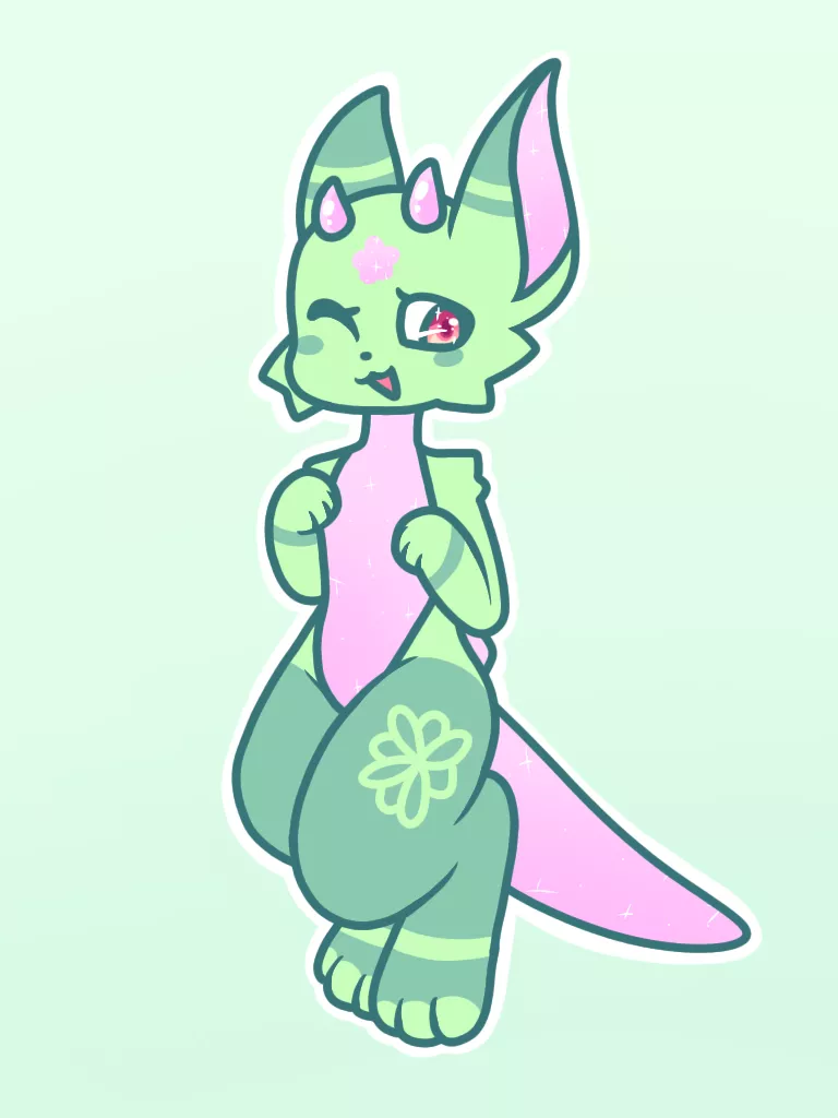 Jelly dragon OC art
