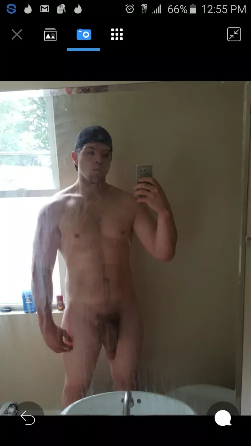 Join for a post workout shower?