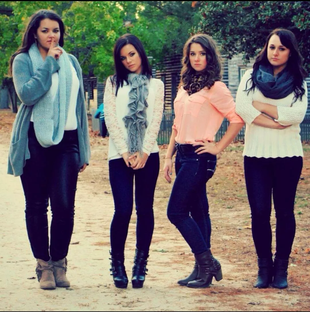 Julia, Nadiya, Angela and Diana. Whose holes do you want?