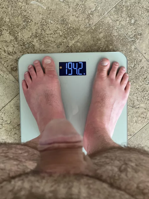 Just 9.2 pounds to lose and Miss Lou will let me cum.