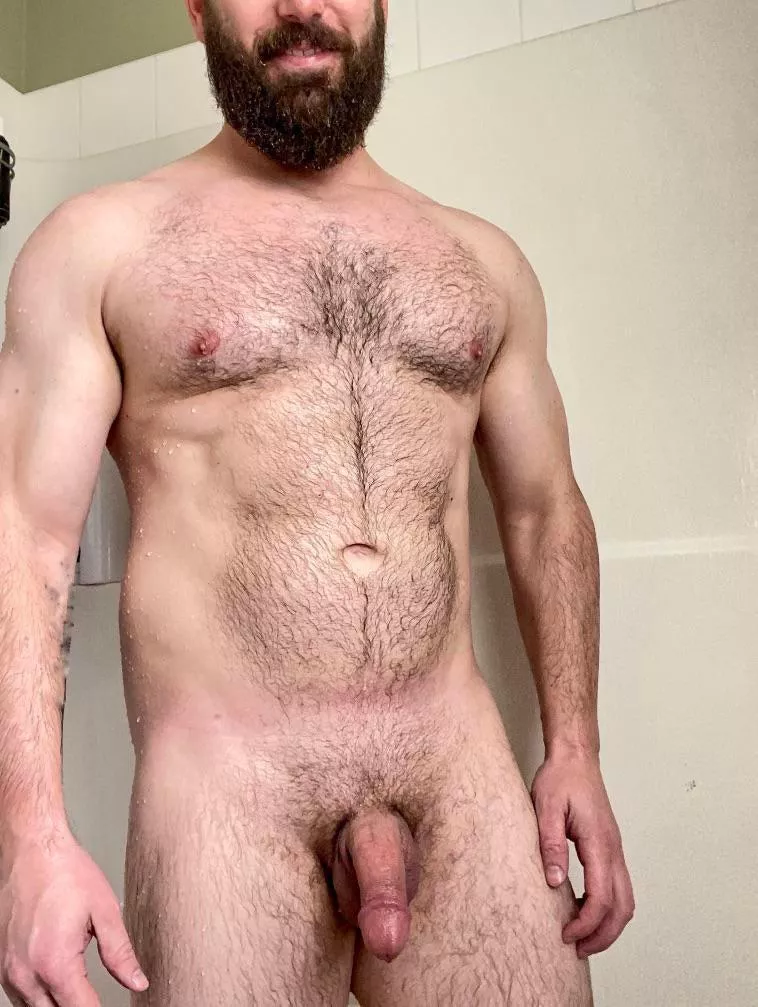 Just a man showering 😜