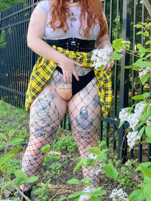 just a natural ginger in nature 🌱