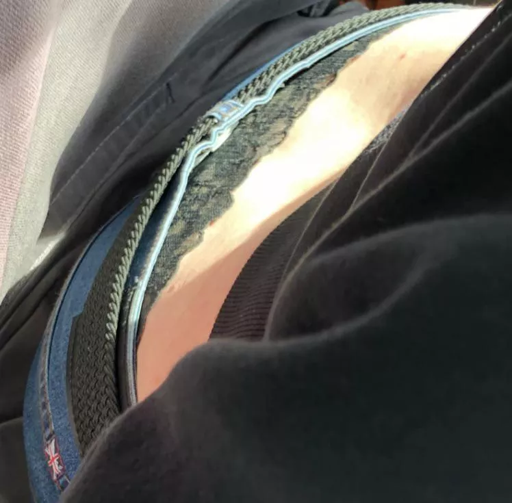 Just a peek of black lace 😇