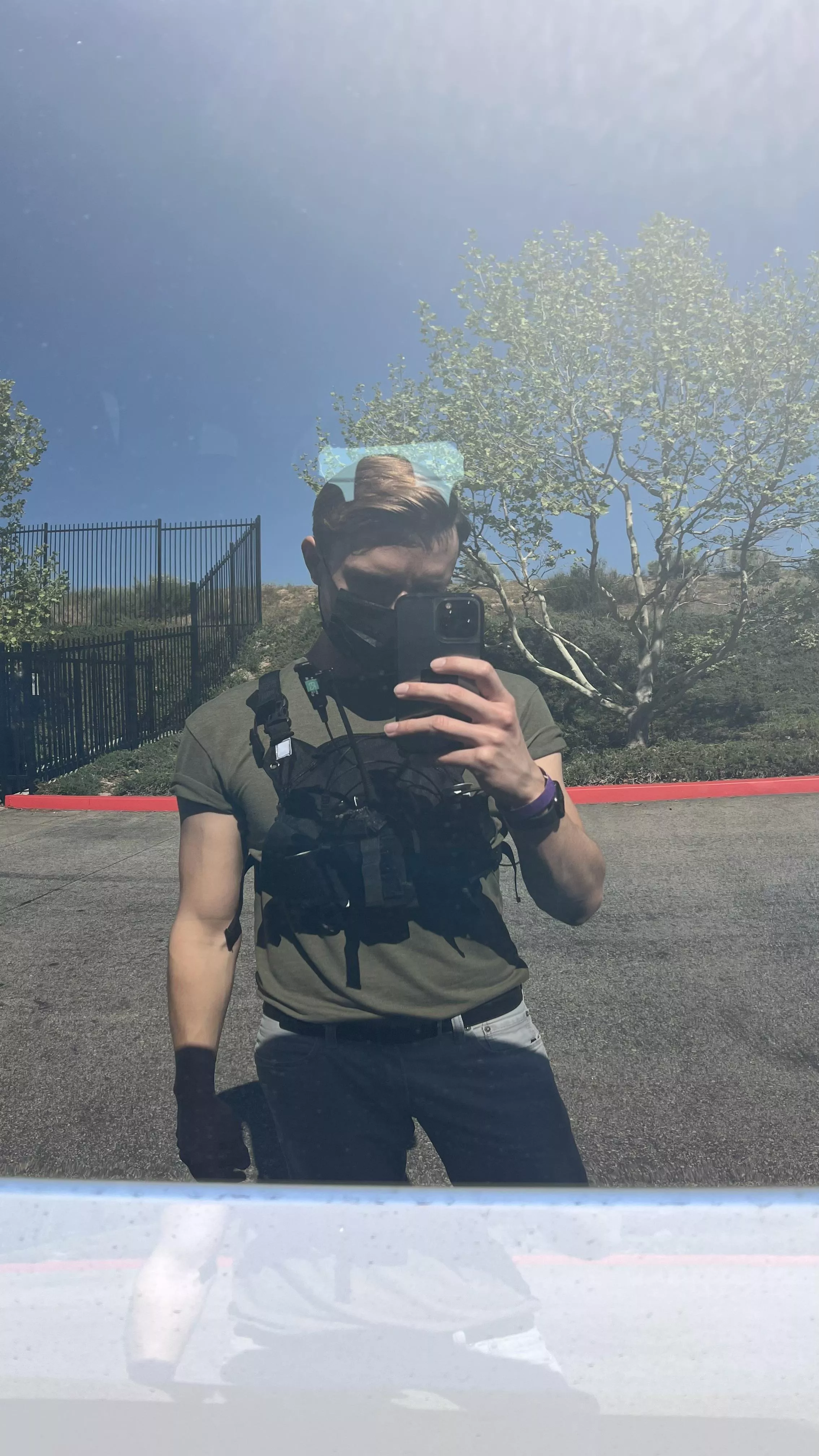 Just a quick reflection pic at work 🤓