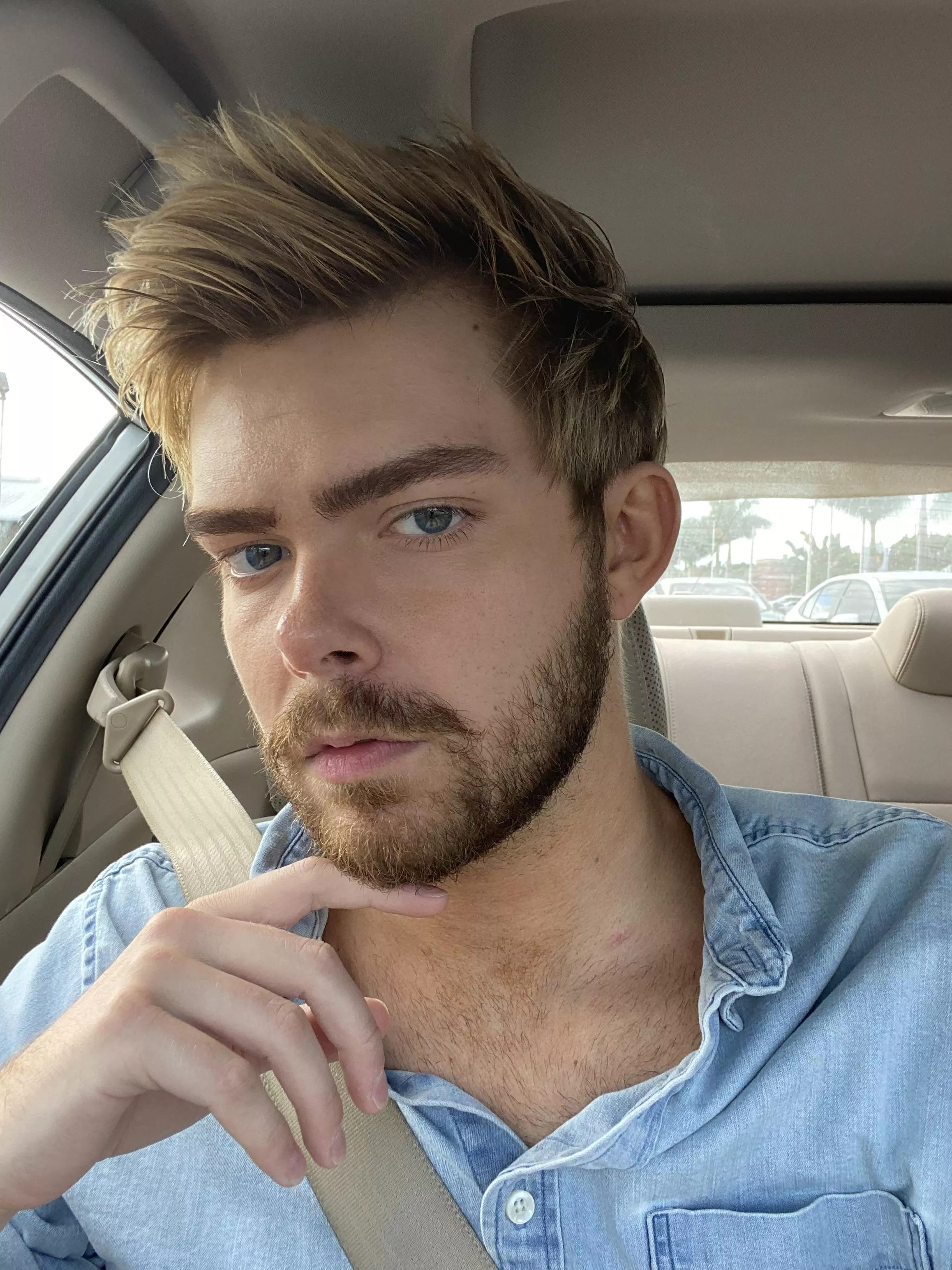 Just a selfie from the car today