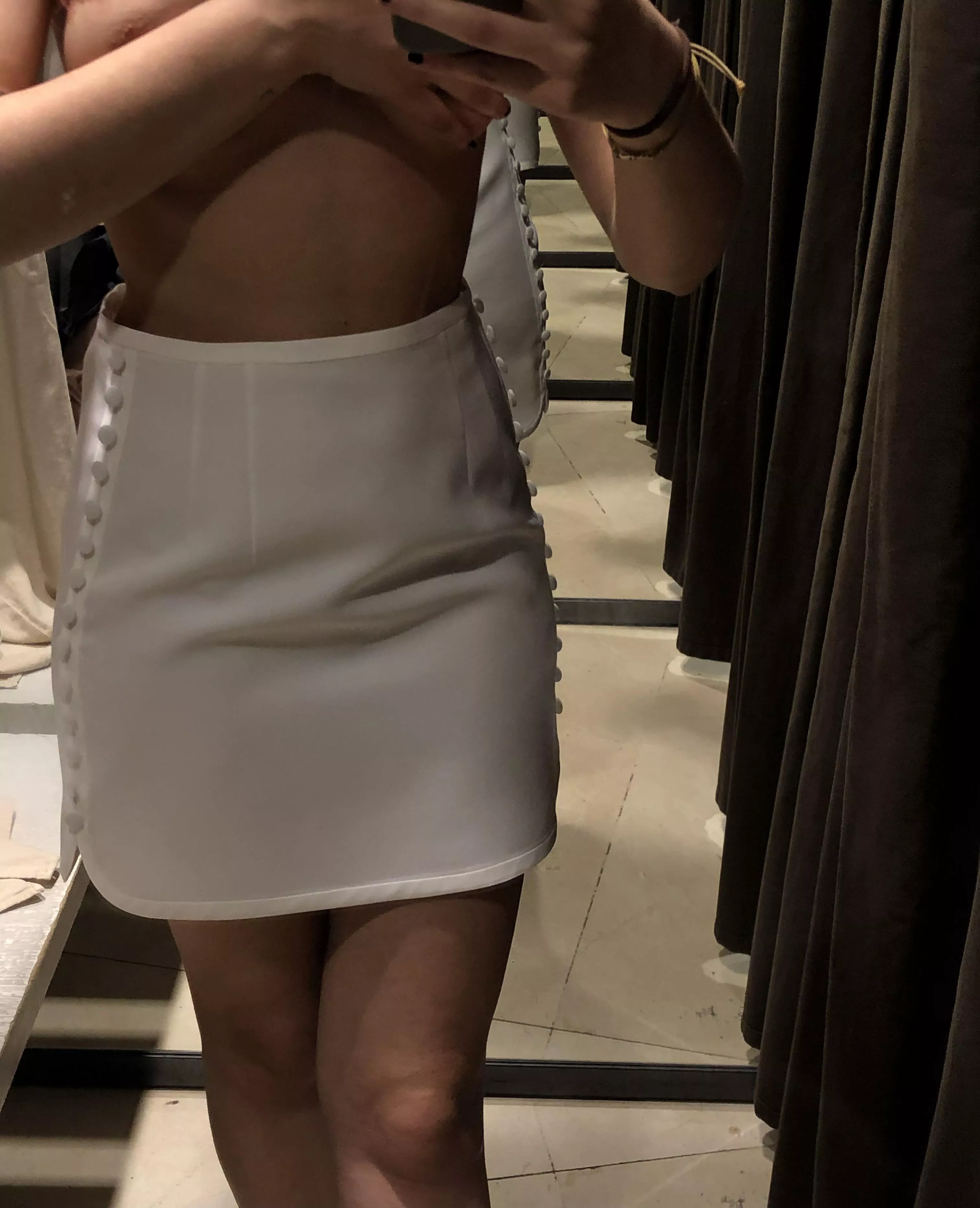 just an italian gal in a changing room
