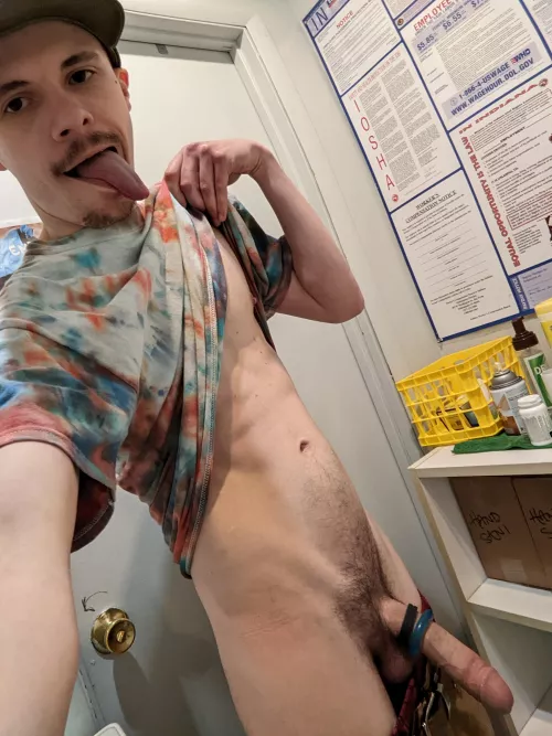 Just being naughty at work. 😜