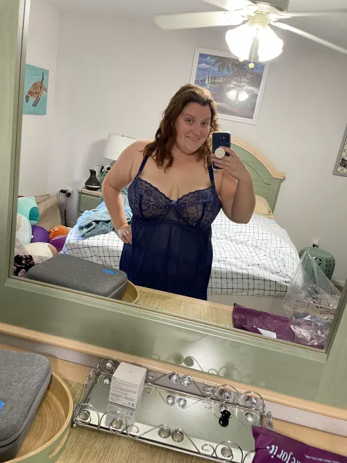 Just bought this new lingerie. 😜