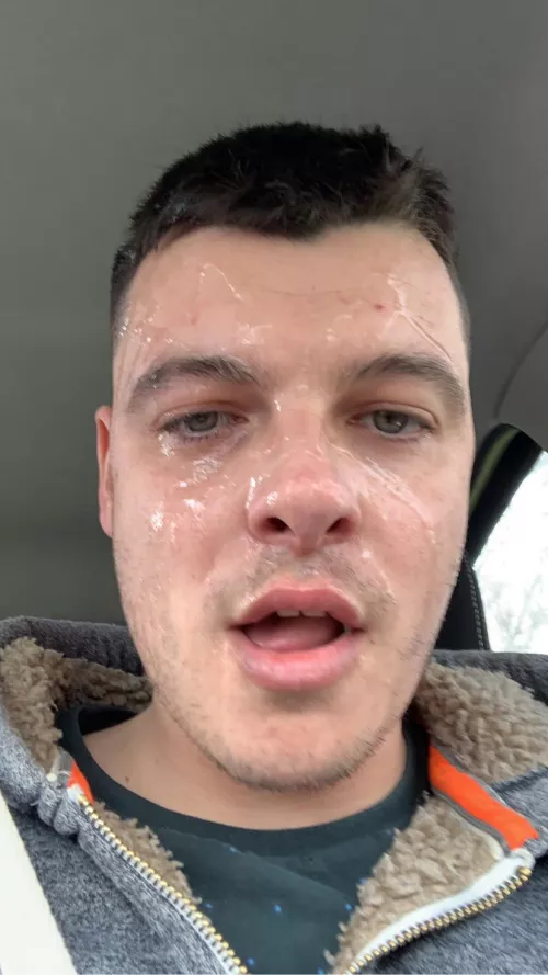 Just doing what I’m best at and that’s leaving anyone who asks cover me in cum