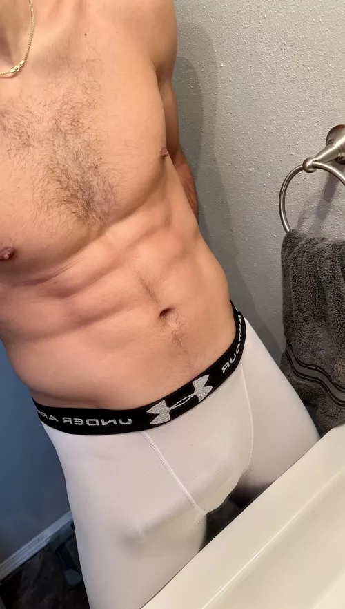 Just finished at gym…my cock always wants to burst out