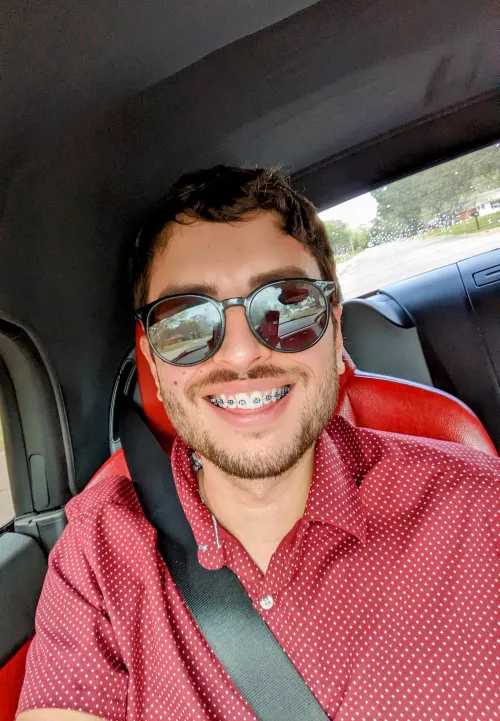 Just got braces at almost 30 years old...trying to embrace them 🤪😁