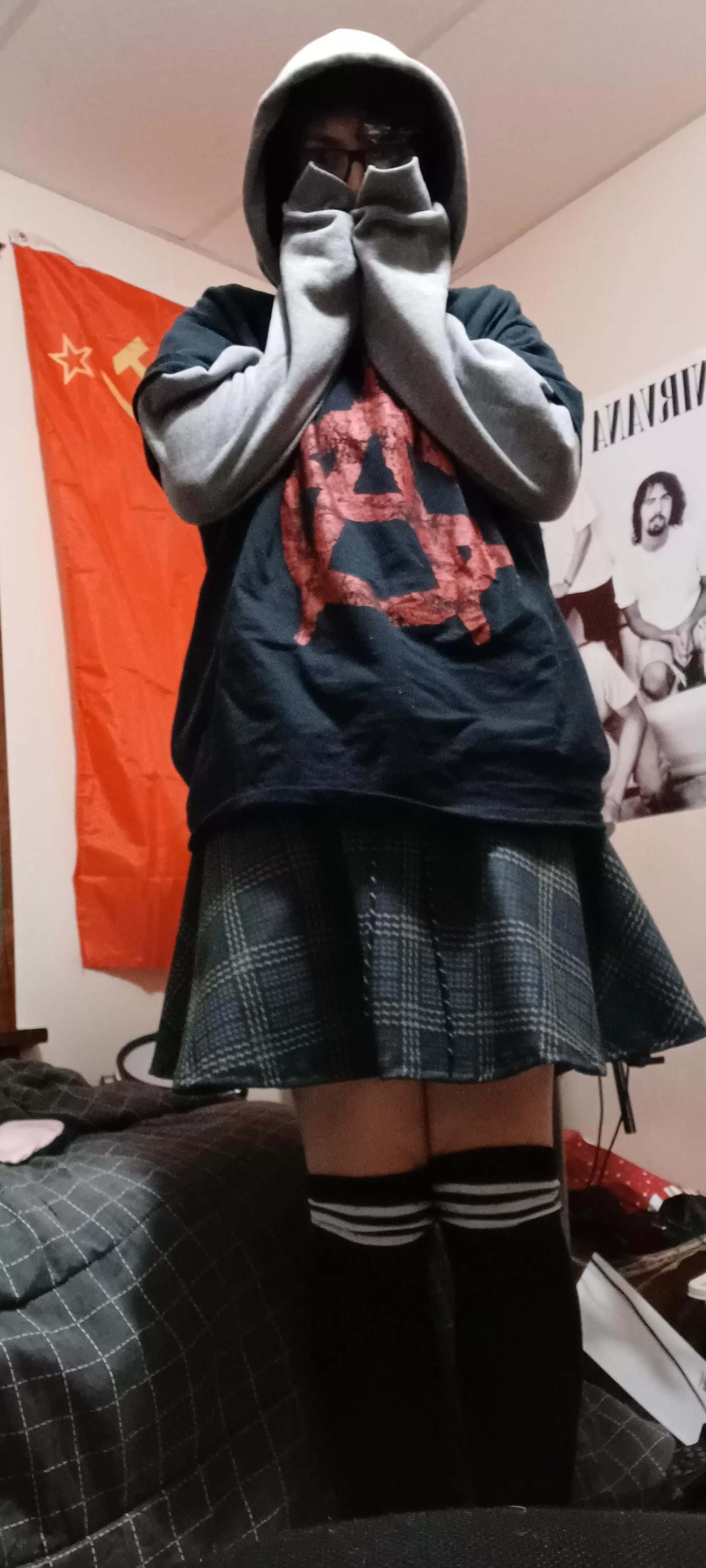 Just got my first skirt and thigh highs, i already love them so much