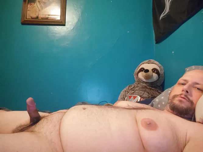 just lounging around today