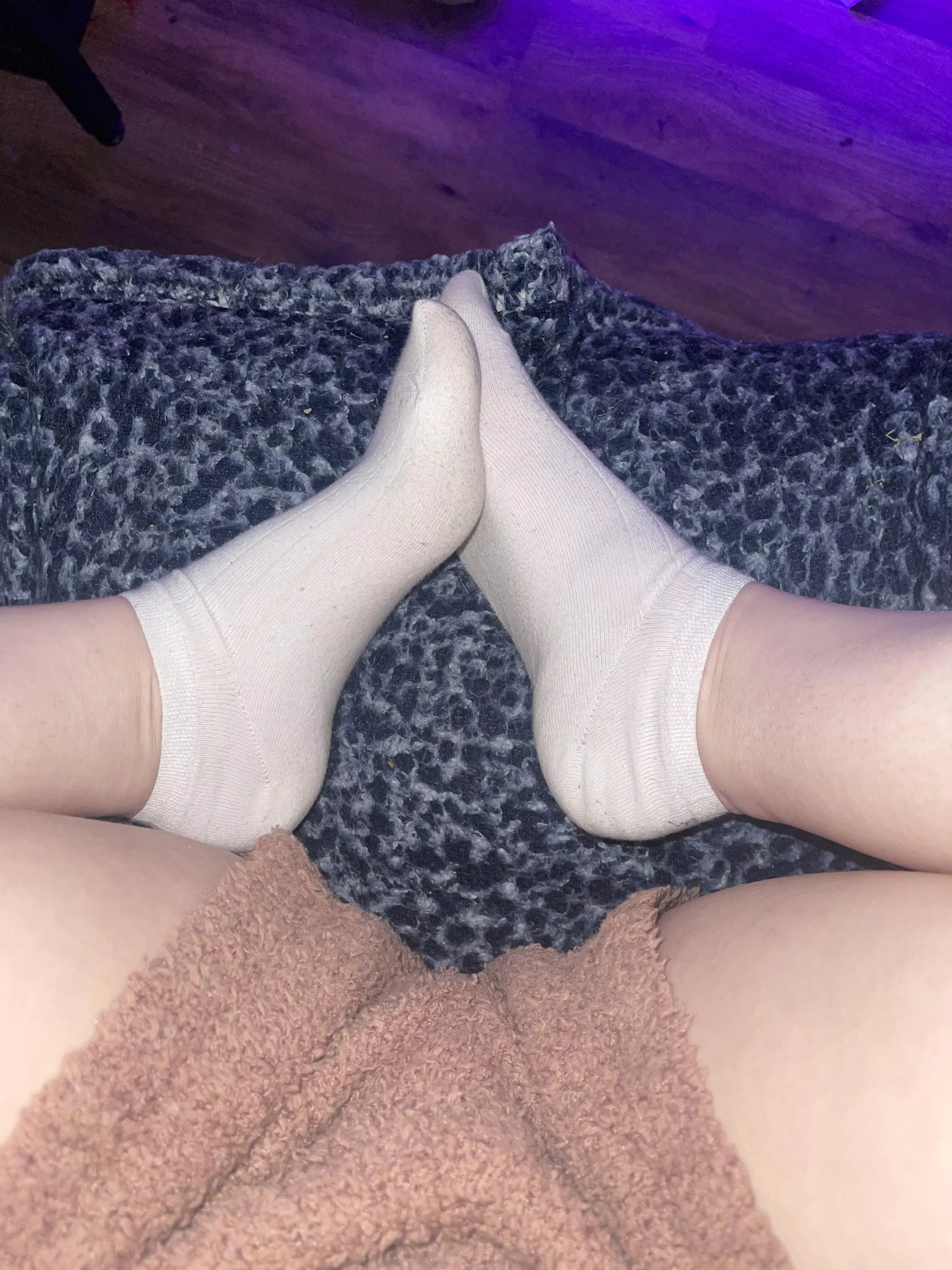 Just put these on after a steamy shower, how long do I have to wear these for you daddy?